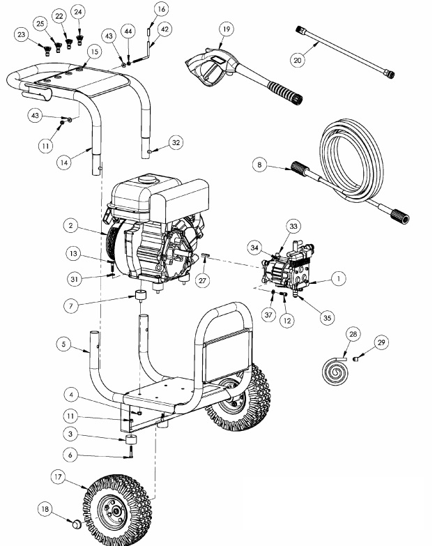 PW0872400 coleman breakdown